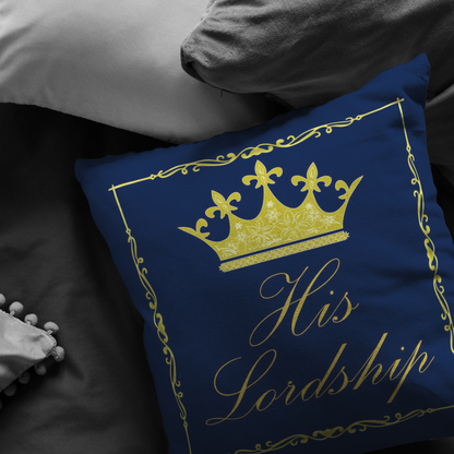 His Lordship Pillow, Navy