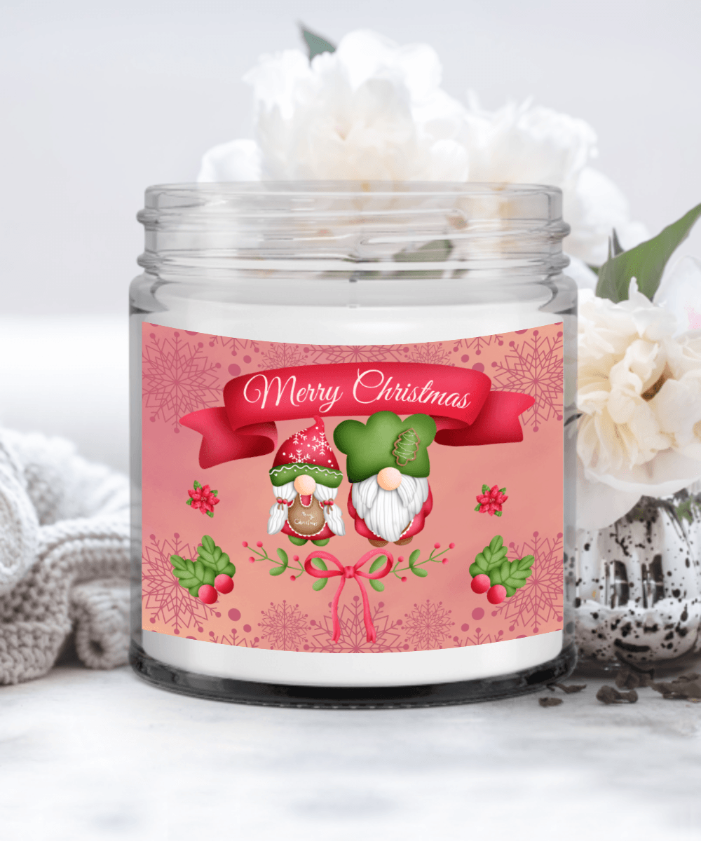 Merry Christmas Gnome Candle - Giftagic