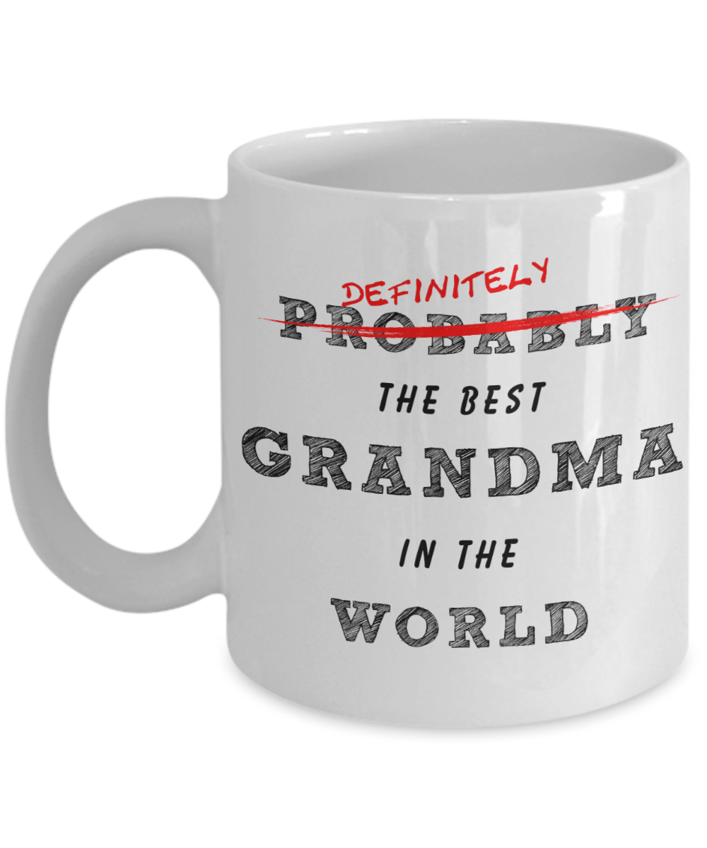 Best Grandma In The World Coffee Mug - Omtheo Gifts