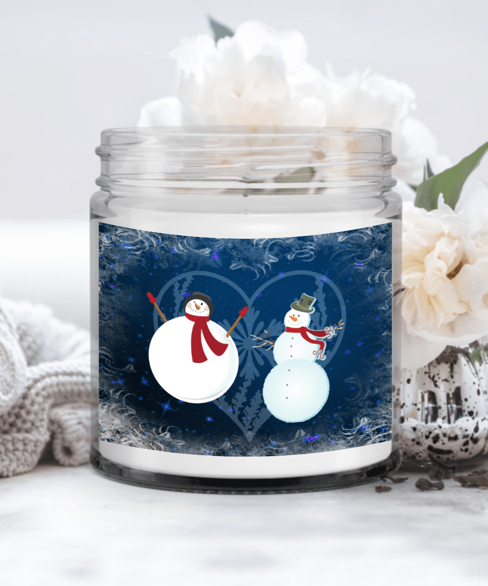 Snowmen Christmas Candle - Giftagic