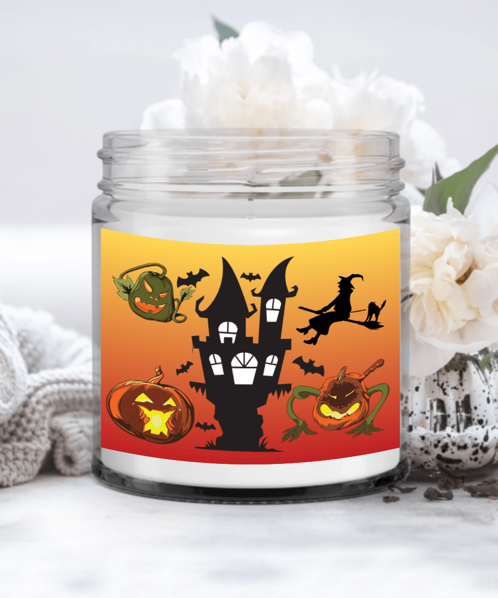 Spooky House Halloween Candle - Giftagic