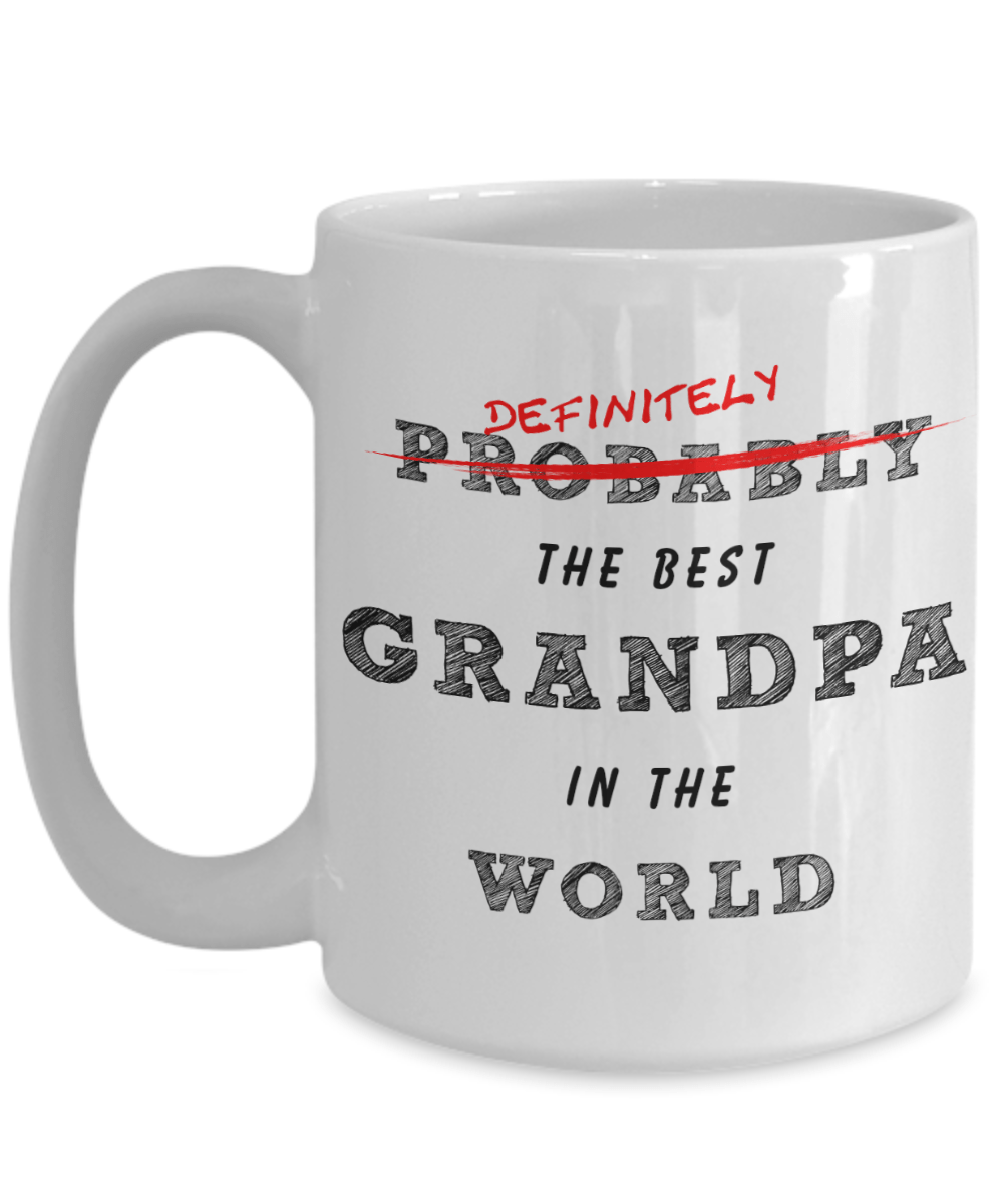Best Grandpa In The World Coffee Mug - Omtheo Gifts