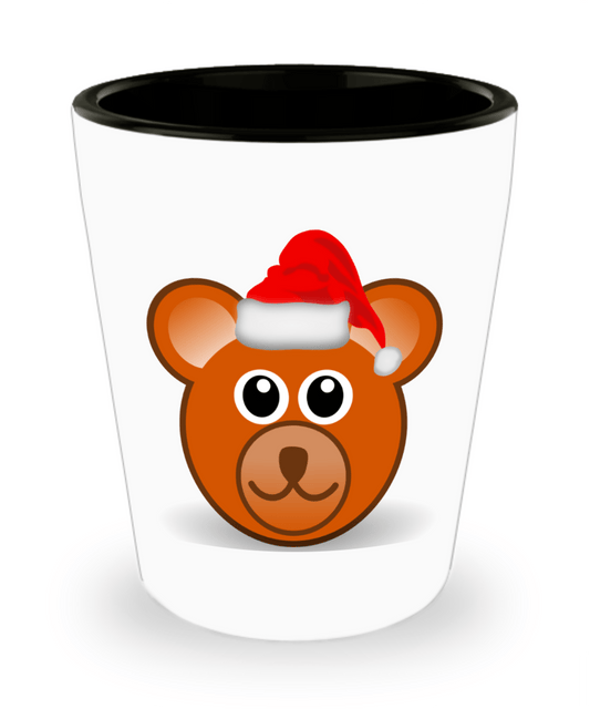 Santa Bear Shot Glass - Omtheo Gifts