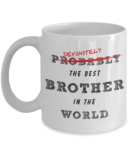 Best Brother In The World Coffee Mug - Omtheo Gifts