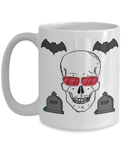 Cool Skull Halloween Coffee Mug - Omtheo Gifts