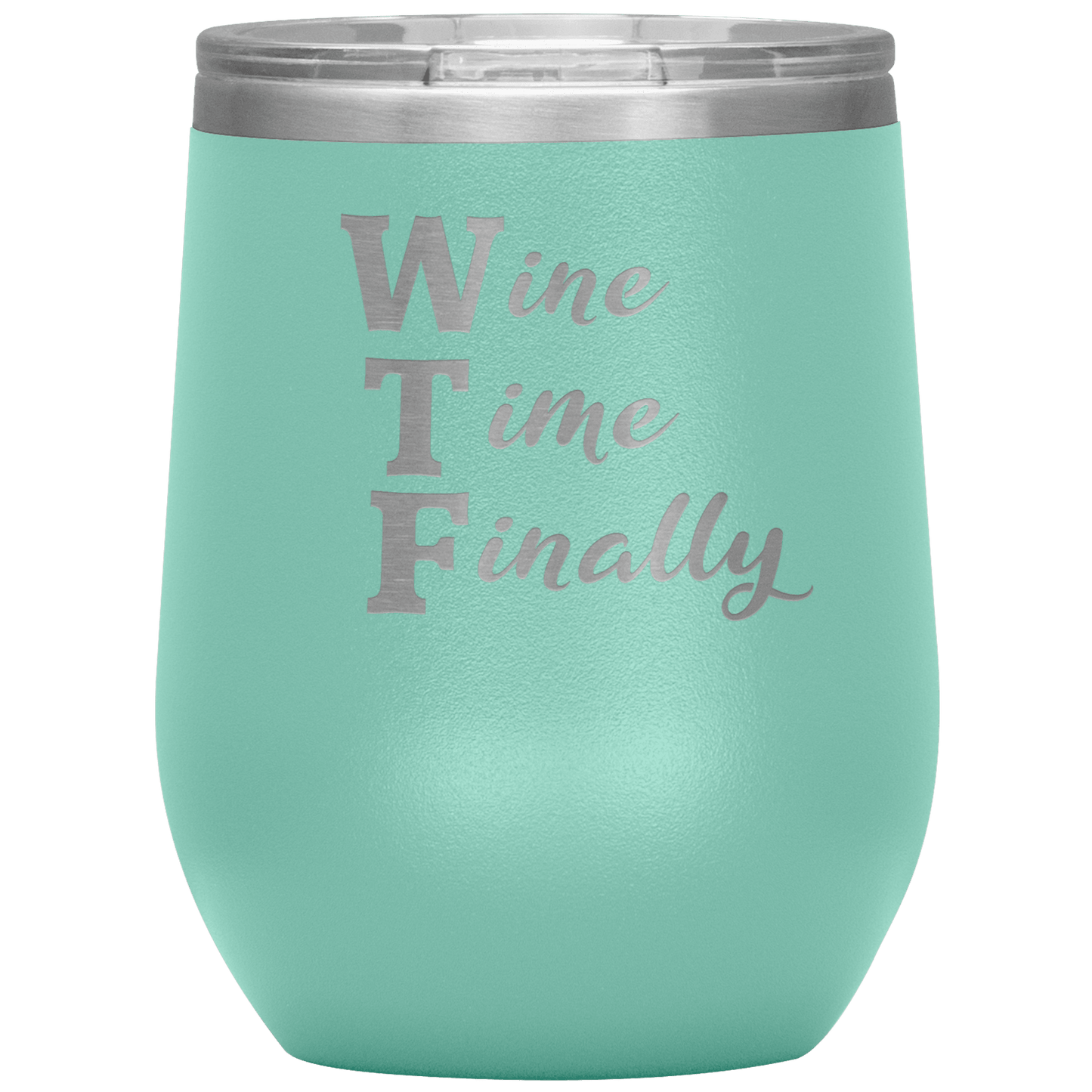 WTF - Funny Wine Tumbler - Giftagic