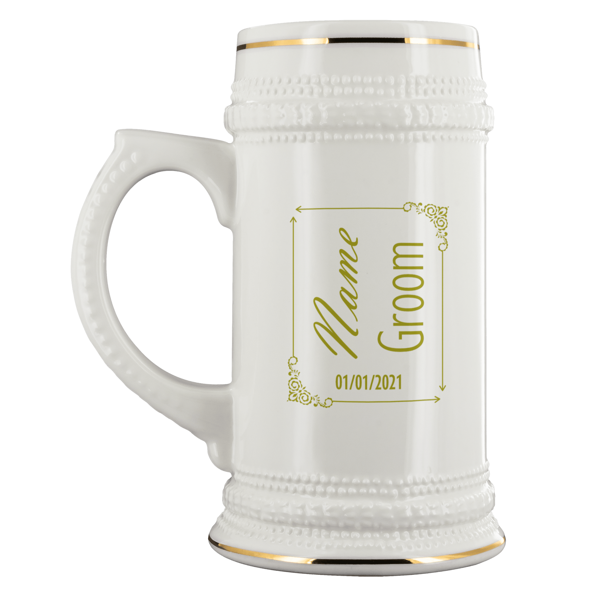 Personalized Groomsmen Beer Stein Set - Giftagic