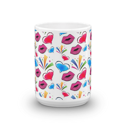 Hearts & Lips Coffee Mug - Omtheo Gifts