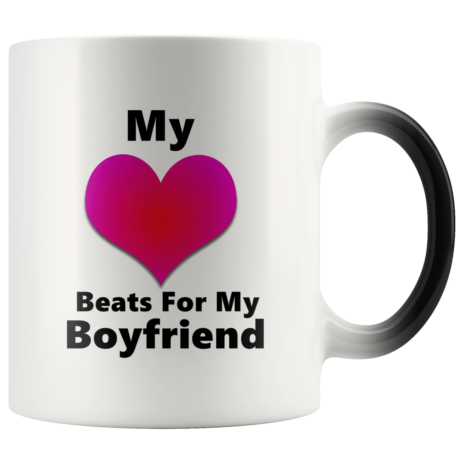 Boyfriend and Girlfriend Matching Magic Mug Set - Giftagic