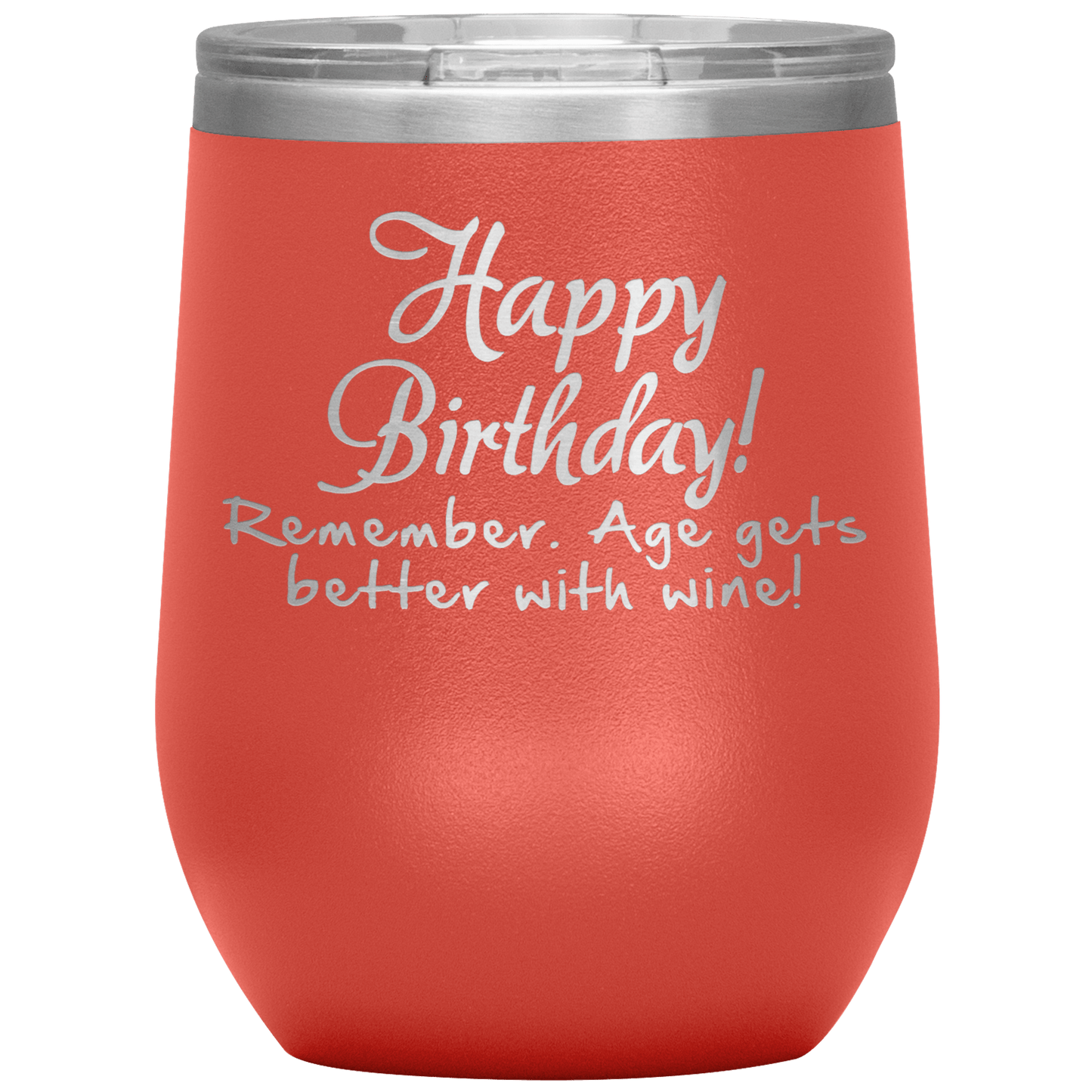 Happy Birthday Wine Tumbler - Omtheo Gifts