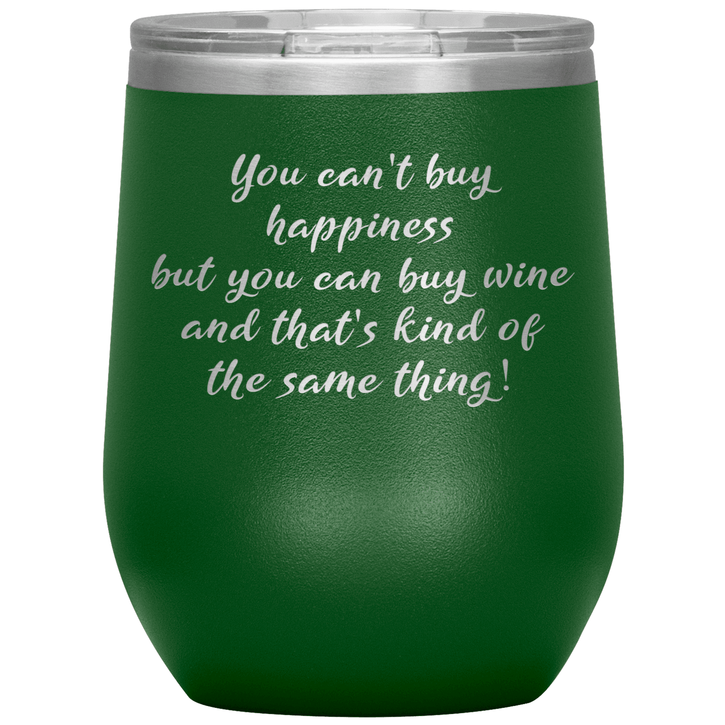 You Can't Buy Happiness Funny Wine Tumbler Gift - Giftagic