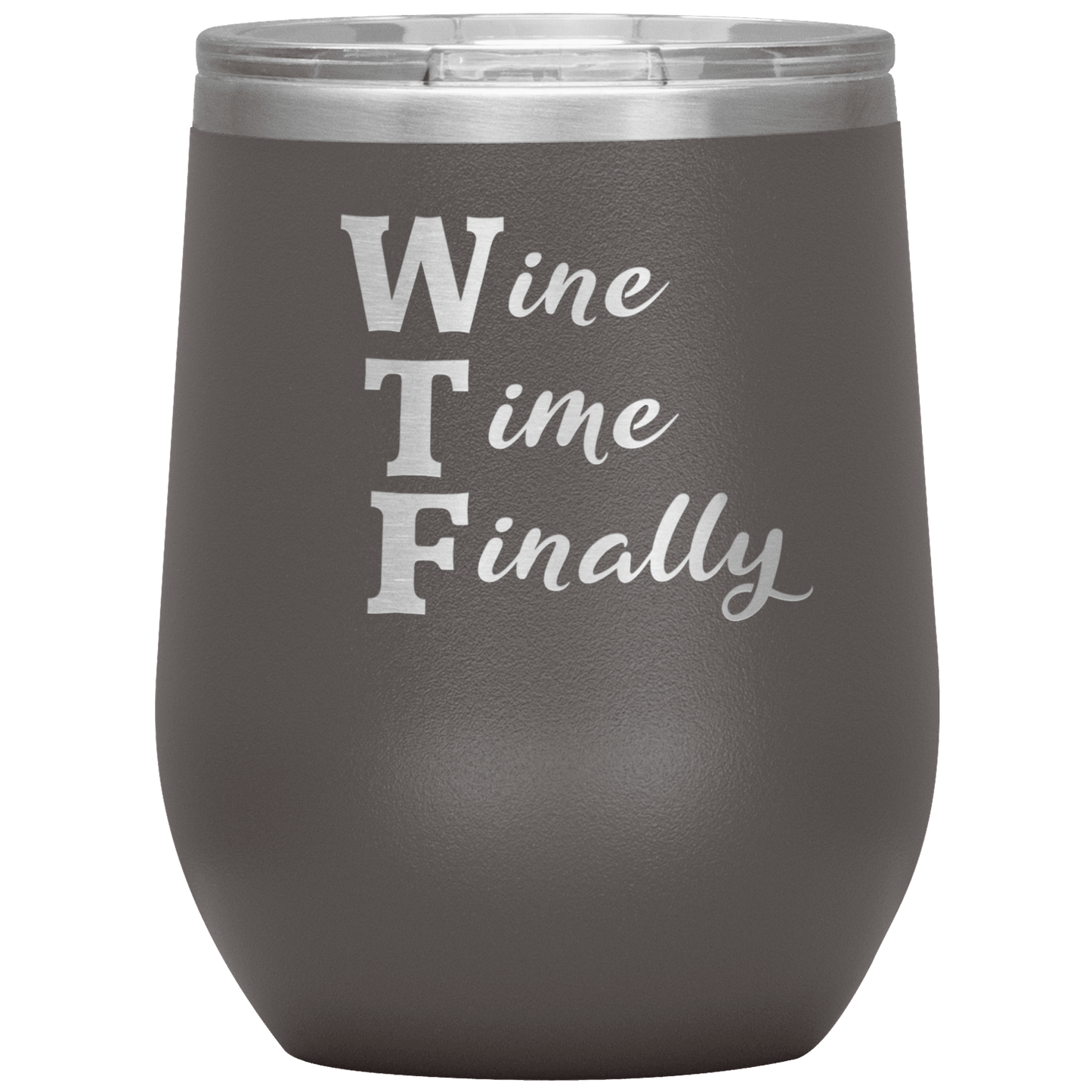 WTF - Funny Wine Tumbler - Giftagic