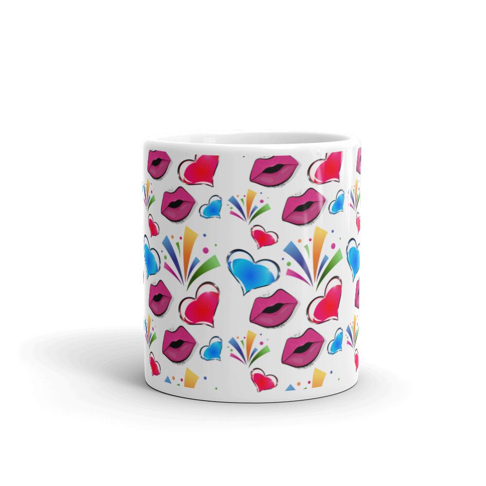 Hearts & Lips Coffee Mug - Omtheo Gifts