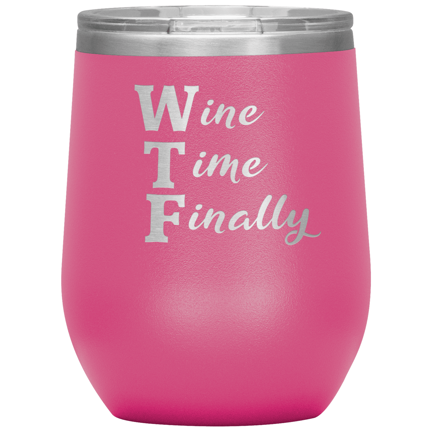 WTF - Funny Wine Tumbler - Giftagic