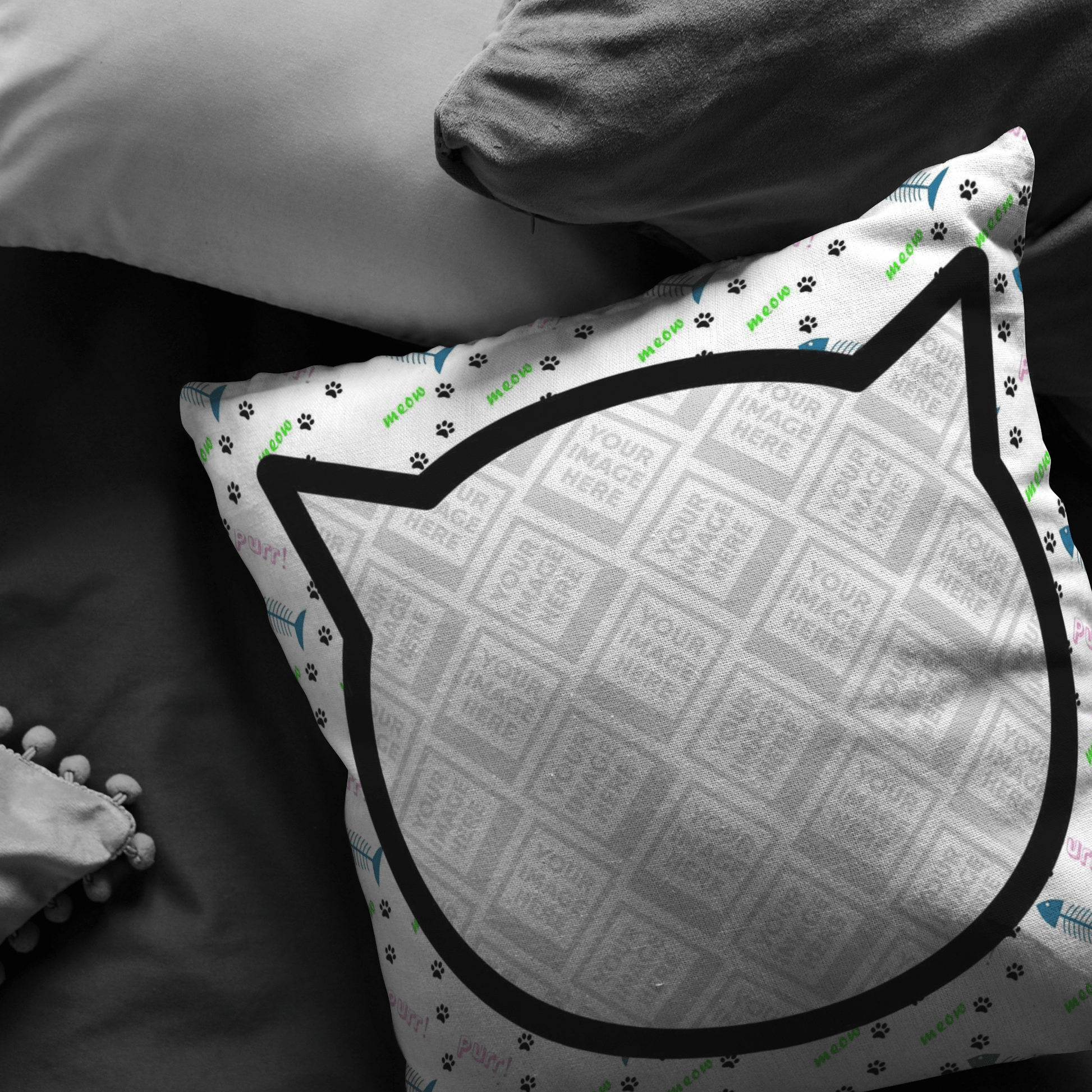 Personalized Cat Pillow - Omtheo Gifts