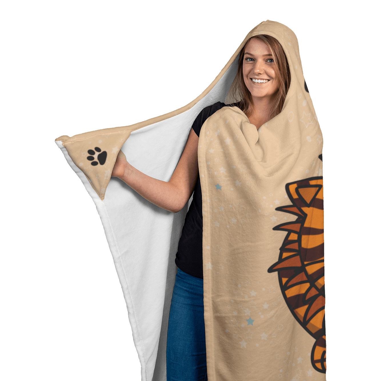 Cute Lion Cat Hooded Blanket - Giftagic