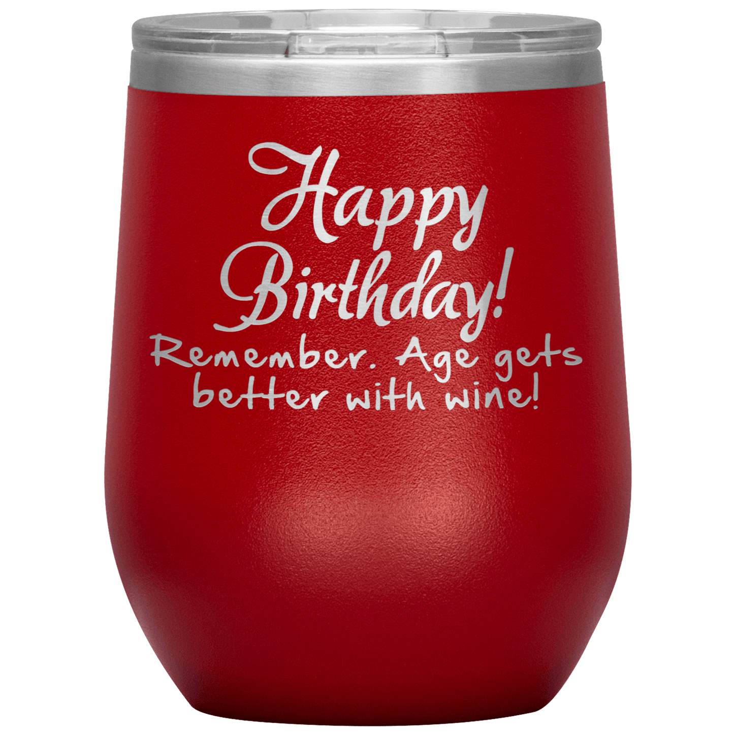 Happy Birthday Wine Tumbler - Omtheo Gifts