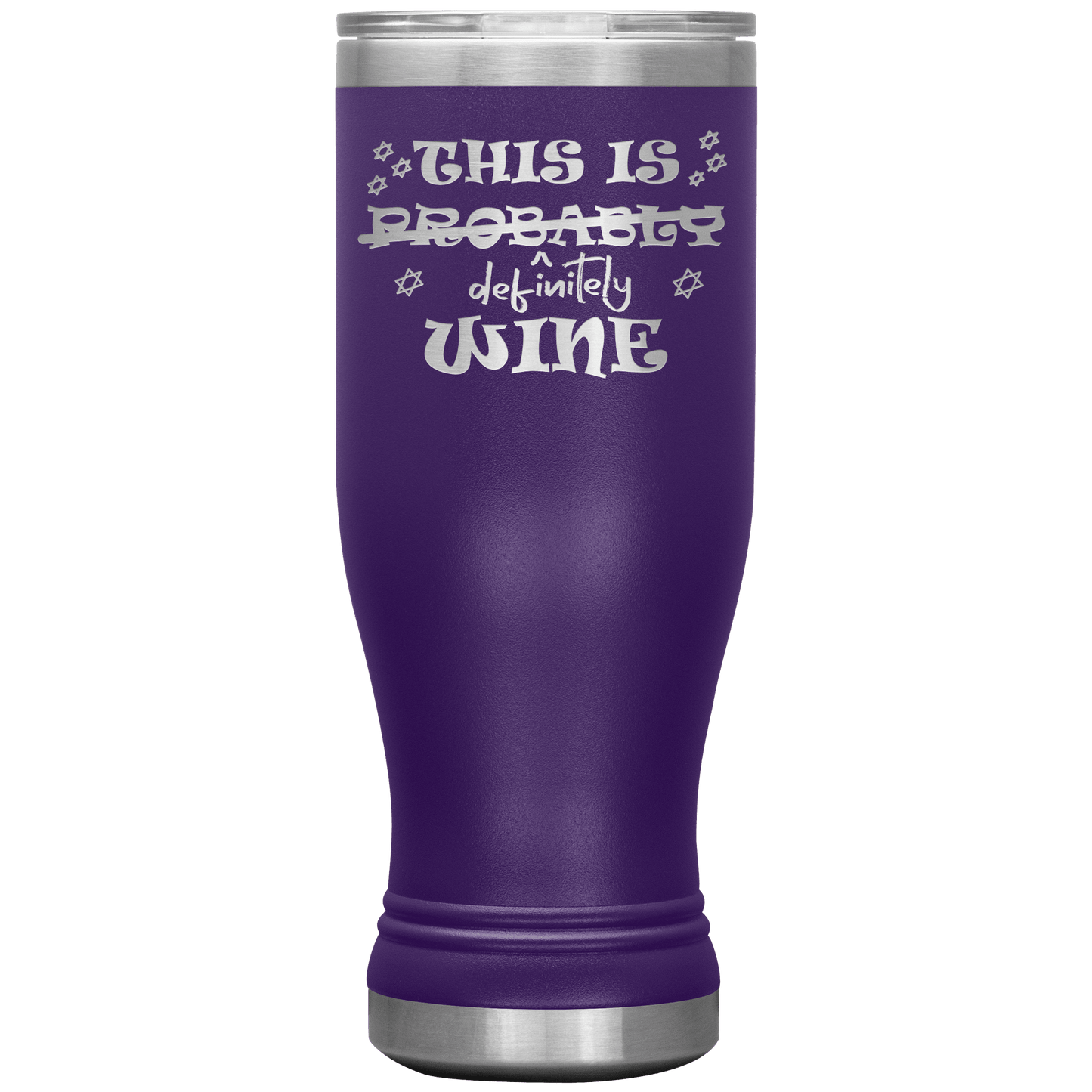 This Is Probably Wine 20oz Boho Tumbler - Giftagic