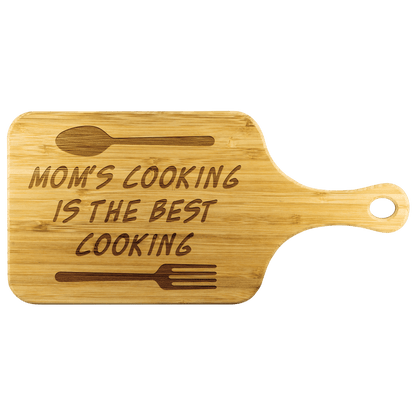 Novelty cutting Board - Mom's Cooking Is The Best Cooking - Omtheo Gifts