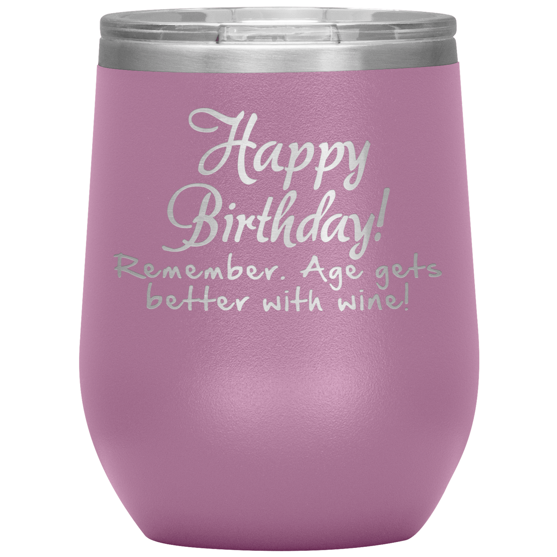 Happy Birthday Wine Tumbler - Omtheo Gifts