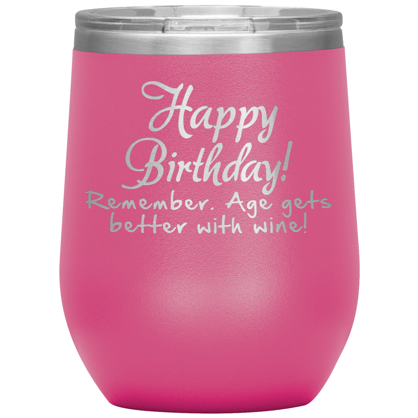 Happy Birthday Wine Tumbler - Omtheo Gifts