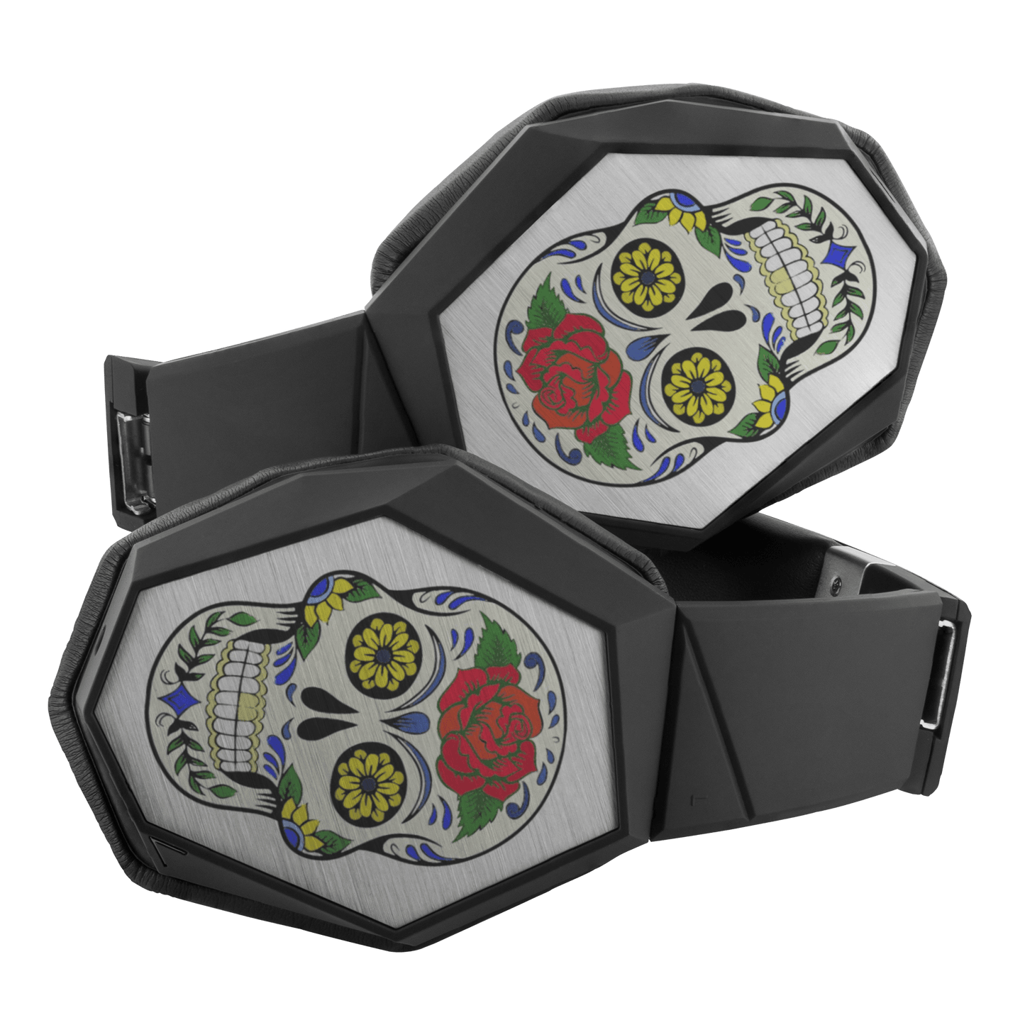 Wireless Bluetooth Headphones With Sugar Skull Design - Omtheo Gifts