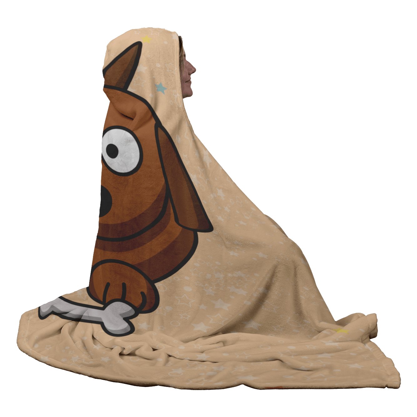Cute Dog Hooded Blanket - Giftagic