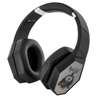 Wireless Bluetooth Headphones With Rock On Owl Design - Omtheo Gifts