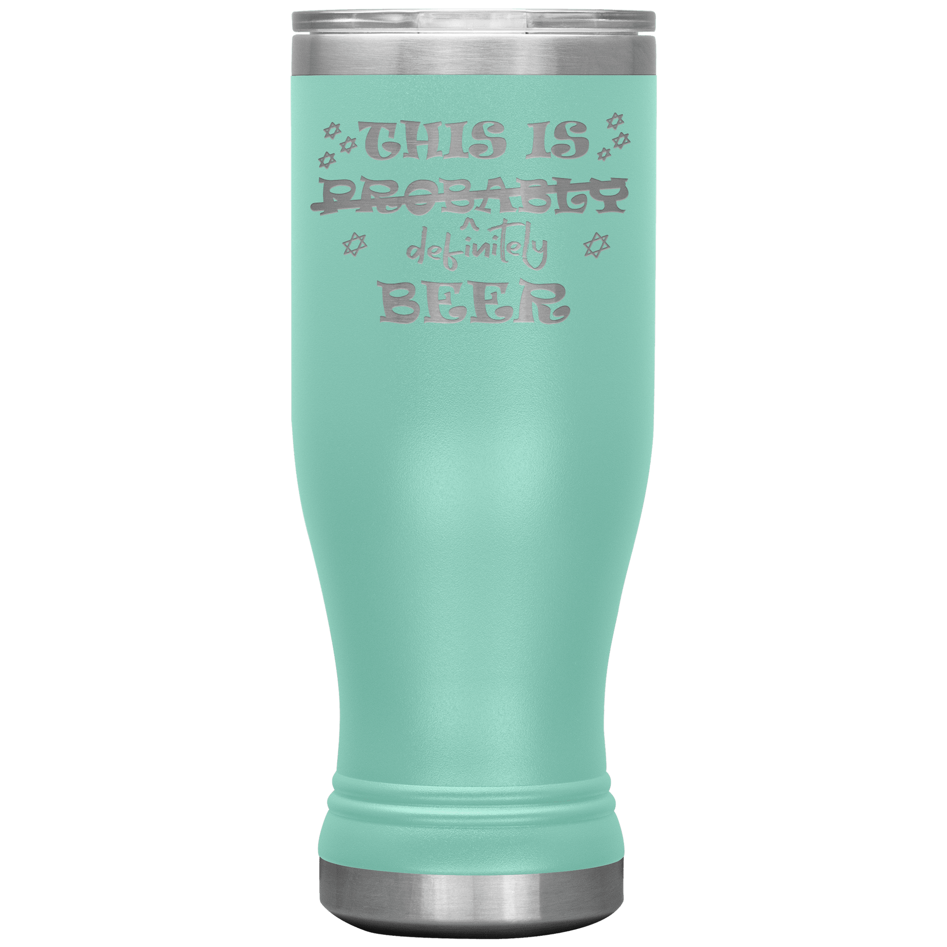 This Is Probably Beer 20oz Boho Tumbler - Giftagic