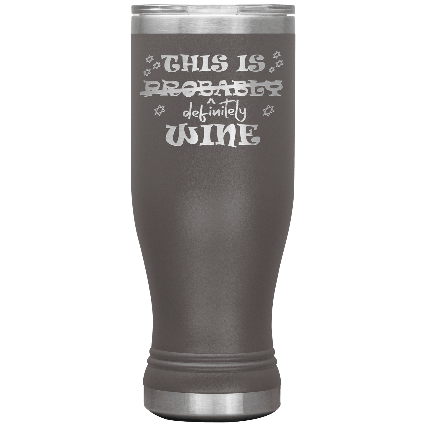 This Is Probably Wine 20oz Boho Tumbler - Giftagic