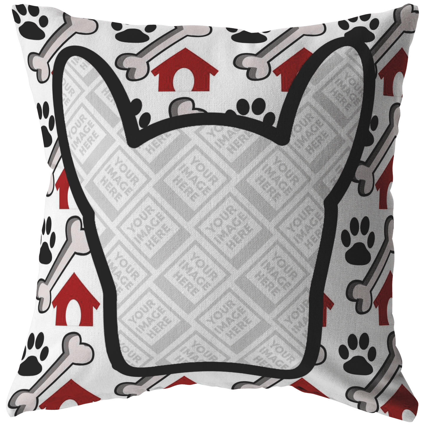 Personalized Dog Frame Pillow - Omtheo Gifts