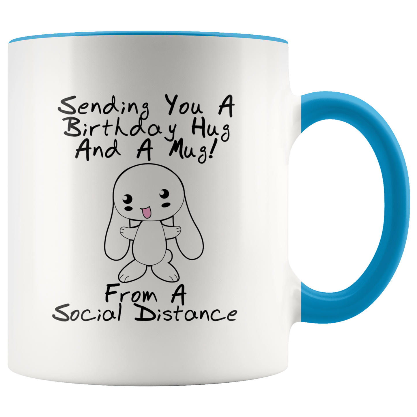 Birthday Social Distance Hug Mug - Omtheo Gifts
